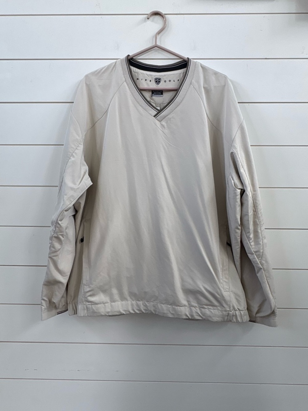 Nike Men’s Windbreaker Pullover - Light Beige/Cream